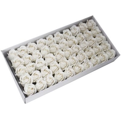 Artificial Flower /Soap White color 50 pcs