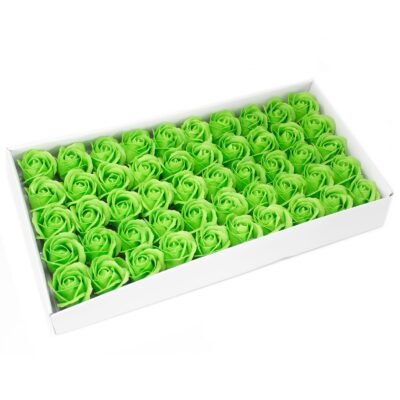 Artificial Flower /Soap Neon Geen color 50 pcs