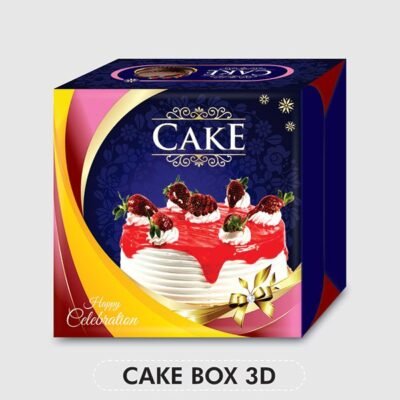 Half Kg Cake Box 8*8*5Inch Random Colour - 25