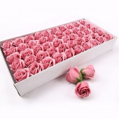 Artificial Flower /Soap Rose delicate pink hue. 50 pcs