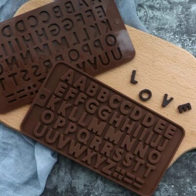 Alphabet Silicone Chocolate Mold