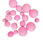Light pink faux balls ballons for cake decoration pack of 20