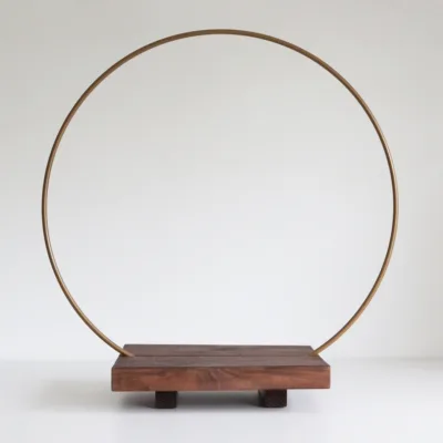 The Floral Hoop Stand - Floral Cake Stand - Flower Cake Hoop