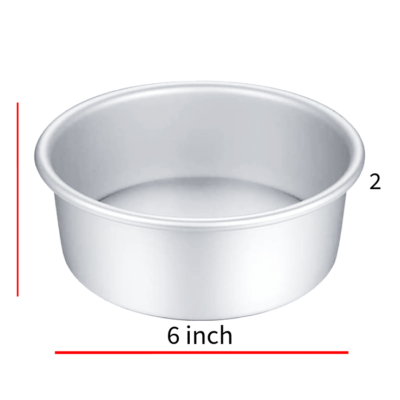 Aluminium Cake Mould | Cake Tin | Cake Pan | 6*2